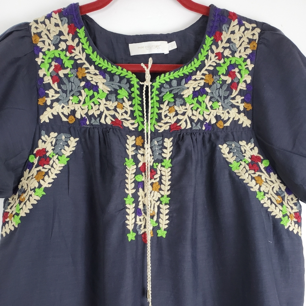 MM Couture Embroidery Artisanal Top